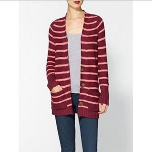 Free People North Beach Striped Cardigan XS
